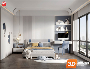 Children Room Scenes Skp FIles 